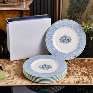 Vajilla de Porcelana Vintage Ecológica de Alta Gama para Hoteles, Platos para Té de la Tarde, Platos para Sopa, Teteras - Product Image 1