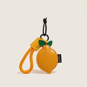 พวงกุญแจหนังรูปผลไม้ทำมือ Zenos ลายปั๊มนูน  รักษ์โลก  งานฝีมือกวางตุ้ง ของขวัญวันหยุด - Product Image 3