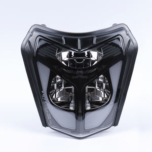 Pour KTM 690 SMC-R SMCR Enduro 2019-2023 phares avant LED faisceau Hi/Lo yeux d'ange phare LED <span class=keywords><strong>accessoires</strong></span> de vélo de saleté 2025 - Product Image 1