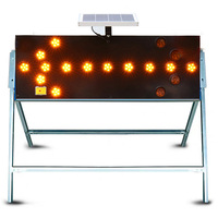 Module de feux de circulation Sécurité routière LED Solar Flashing Arrow Sign Light