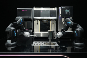Machine à café robotisée Barista, commande par application, latte art, multifonction, automatique, intelligente, commerciale, pour bureau, kiosque sans personnel - Product Image 2