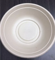 Recipiente biodegradable redondo de 32Oz, para comida, caña de azúcar, tazón biológico desechable