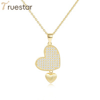 Collier Pendentif Cœur Romantique en Argent S925 Italie, Finition Brossée, Luxe Léger, Moissanite pour Femme