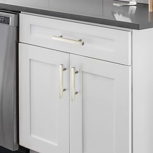 Custom Modern Silver Stainless Steel Square T-Bar Cabinet Handles for Kitchen &amp; Hotel Use Furniture Cabinet <strong>Door</strong> Drawer Handle - Product Image 5