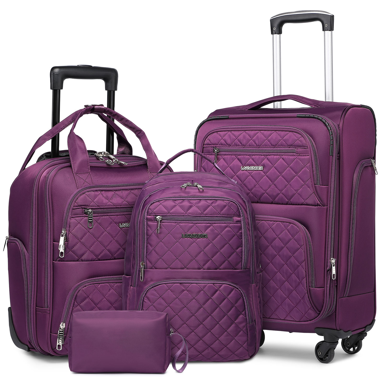 Alibaba Fabric Carry On Luggage Best Selling Fabric Trolley Travel