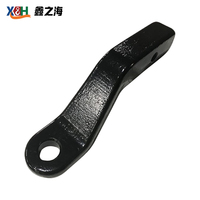 Pièces de remorque forgées à chaud durables en acier au carbone, revêtement noir en poudre, support universel, attache à boule forgée 20000lbs pour camion