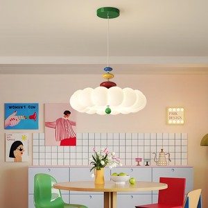 Lámpara de techo con colores macaron, fuente de luz LED para dormitorio, uso doméstico, candelabro de un solo cabezal, diseño agradable para la vista - Product Image 2