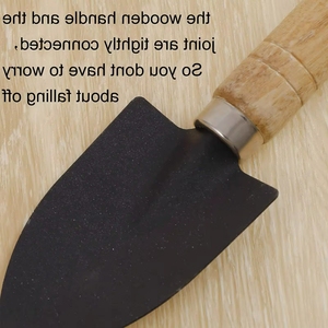 Juego de 3 Herramientas de Jardinería: Pala, Rastrillo y Azadón, Marca Tranrich, para Plantar y Cuidar el Jardín - Product Image 3