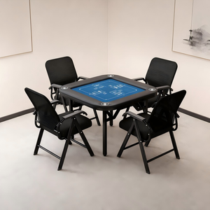 Table de jeu portable pliable sans installation, idéale pour le poker, pour salon moderne – Offre spéciale - Product Image 5