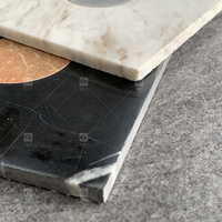 Grosir bunga Retro tekstur batu bata persegi ubin mosaik untuk latar belakang TV ubin Backsplash dapur