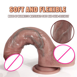 Adult Shop Großhandel Dildos Sexspielzeug für Männer und Frauen Penis 9 Zoll Realistische weiche männliche <span class=keywords><strong>Dildo</strong></span> für weibliche Mastur bator - Product Image 2
