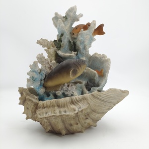 Artesanías de resina personalizadas <span class=keywords><strong>Molino</strong></span> de piedra Fuente de <span class=keywords><strong>cascada</strong></span> de mesa para adorno de jardín - Product Image 5