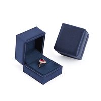 Romi – boîte à bijoux personnalisée en daim, boîte d'emballage de bijoux de luxe en cuir