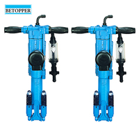 Petit équipement minier, perceuse pneumatique YT28, foreuse portative manuelle pour la construction du charbon, profondeur max. 5m, 30-45mm