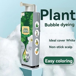 Tinta per <span class=keywords><strong>Capelli</strong></span> Verde Vegetale Facile e Rapida da Applicare, Crema Semi-Permanente Delicata sulla Pelle per <span class=keywords><strong>Coprire</strong></span> i <span class=keywords><strong>Capelli</strong></span> <span class=keywords><strong>Bianchi</strong></span> - Product Image 4