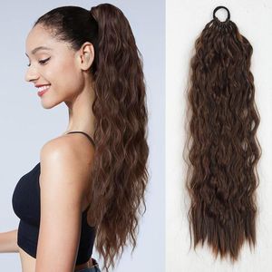 วิกผมหางม้ามิสเวฟวี่ 60 ซม- 100 กรัม ลวดทนความร้อนสูง สไตล์อ่อนเยาว์ ดูเป็นสไตล์ยุโรปอเมริกัน - Product Image 3