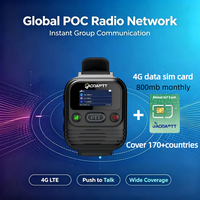Radio bidirectionnelle GaodaPTT 4G Walkie Talkie M2 à portée illimitée, réseau par carte SIM, fonction Push-to-Talk sur réseau cellulaire, radio mondiale