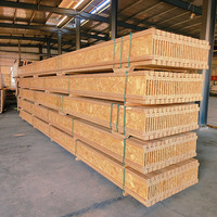 Viga I de madera de ingeniería para estructuras de techo y piso en EE. UU., viga de madera para construcción de edificios