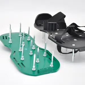 Yeni ağır 6CM 5.5CM 4CM görev kil Cleats toka çim çim aracı başak Metal bahçe havalandırıcı ayakkabı