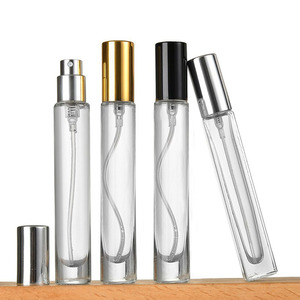 Flacons Vaporisateurs Vides en Verre Carré Rond de 10 ml avec Pompe, Rechargeables, Atomiseur à Fine Brume pour Parfum, Nettoyant Visage, Contenant Cosmétique - Product Image 5