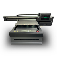 Impresora plana UV de escritorio fiable Artiprint 6090, botella de tarjeta de PVC, copa de pelota de Golf, Impresora de urdimbre para impresión de vidrio de funda de teléfono
