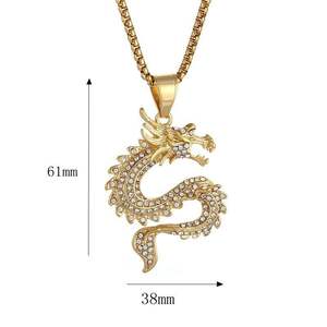 เครื่องประดับแฟชั่นสร้อยคอจี้เครื่องประดับสำหรับผู้หญิงสร้อยคอเครื่องประดับที่ดีสร้อยคอสแตนเลสชุดสร้อยคอมังกร bisuteria - Product Image 3