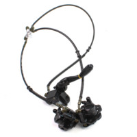 Gros 350mm Suspension avant amortisseur bras oscillant bride fusée de direction avec pompe de frein moyeux de roue pour bricolage ATV Buggy