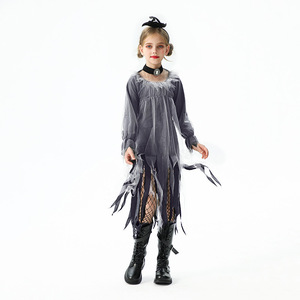 <span class=keywords><strong>Donna</strong></span> Halloween demone cadavere sposa costumi da <span class=keywords><strong>donna</strong></span> Zombie raccapricciante <span class=keywords><strong>fantasma</strong></span> morto che cammina Cosplay carnevale gioco di ruolo spettacolo abito da festa - Product Image 3
