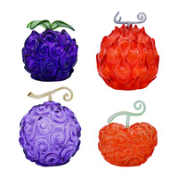 Lot de 4 figurines lumineuses en PVC One Piece, modèle de collection, idéal pour les cadeaux