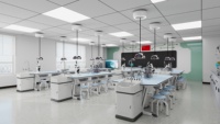 Table de laboratoire d'apprentissage par la recherche STEM pour la physique, la chimie et la biologie – Table d'expérimentation scientifique scolaire personnalisable, directement de l'usine
