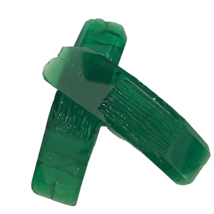 Esmeraldas de Cultivo Hidrotermal, Gemas Colombianas Sueltas Sin Cortar, Material de Esmeraldas - Product Image 2