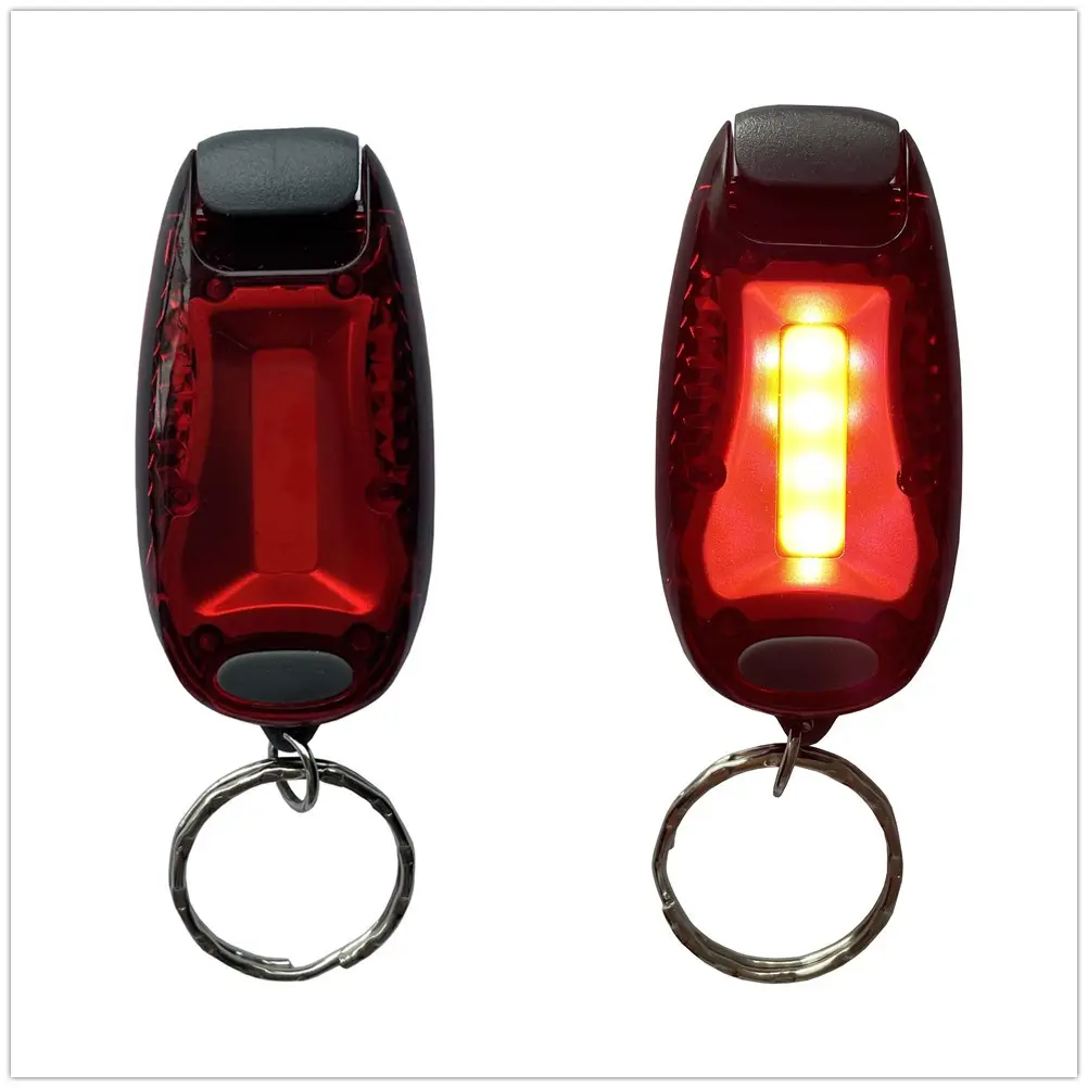 Multifunction LED Safety Light Red Flashing Warning Safety Clip Light For Night Running , Walking, Bicycle,etc.