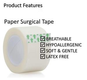 OEM ruban non tissé ruban chirurgical <span class=keywords><strong>hypoallergénique</strong></span> adhésif étanche plâtre médical pour usage médical - Product Image 5