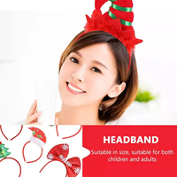 Diadema Navideña de Alta Calidad con Diseño de Ciervo, Ideal para Fiestas Navideñas y Regalos Festivos