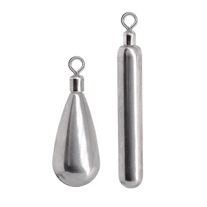 Plomb de pêche en acier tungstène écologique en forme de goutte d'eau 1,3-14g pour la pêche en drop shot en lac - Product Image 2