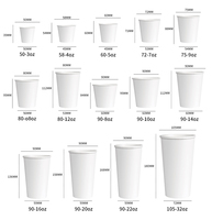 Gobelet à café jetable de haute qualité en papier compostable à simple paroi pour boissons chaudes