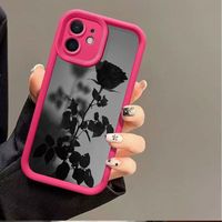 Coques de Téléphone Antichoc Luxe Fleurs pour iPhone 17 Air 16 15 Plus Pro Max 14 13 12 11 X – Protection Arrière Anti-chute