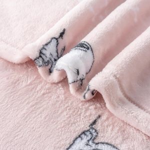 Couverture en peluche Snoopy, motif imprimé, légère, en velours, de la marque Berkshire Blanket, couleur <span class=keywords><strong>rose</strong></span> printemps, taille double 60x90 - Product Image 6