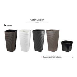 <span class=keywords><strong>Pots</strong></span> de plantes modernes pour plantes de grande taille, <span class=keywords><strong>pots</strong></span> de plantation rectangulaires en plastique, <span class=keywords><strong>grands</strong></span> <span class=keywords><strong>pots</strong></span> de plantes d'intérieur pour plantes - Product Image 3