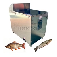 Machine de détartrage et d'éviscération de poisson en acier inoxydable/dissolvant de détartreur de poisson/machine de nettoyage de poisson