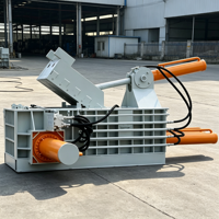 Presse à balles hydraulique semi-automatique 125T 380V, compacteur horizontal pour métaux, balles de ferraille, canettes en aluminium, tôles d'acier