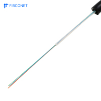 Kabel Serat Optik Luar Ruangan Non-Logam FRP All-Dielectric GYFXTY G.652D Central Loose Tube Aerial Duct 2-24 Core