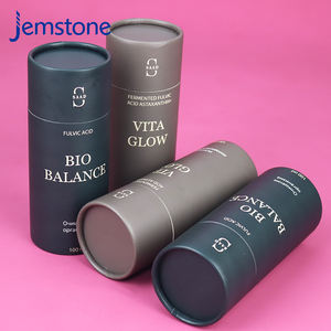 Tubo de papel de té y café de grado alimenticio reciclado impreso personalizado, Contenedor de cartón Kraft redondo, embalaje cilíndrico - Product Image 6