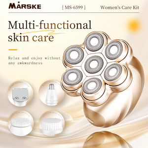 Nueva Depiladora Multifuncional Cinco en Uno para Mujer de <span class=keywords><strong>Amazon</strong></span>, Depiladora Eléctrica Recargable de Alta Potencia con Pantalla Digital Lavable - Product Image 2