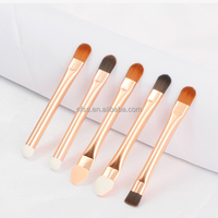Hochwertiger Mini doppelseitiger Kopfteil Concealer Augenbrauen Kosmetik pinsel Make-up Kleiner Dual Ended Eye Detailer Lidschatten schwamm