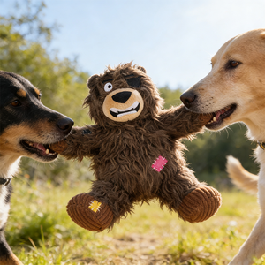 Giocattoli per Cani di Grandi Dimensioni a Forma di Animale in Peluche, Resistenti e con Suono, Prodotti dal Produttore - Product Image 2