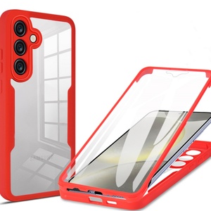 Funda Protectora de 360 Grados para Samsung Galaxy A56 A26 A36 A16, Transparente, TPU+Acrílico+PET, Protector de Pantalla Frontal - Product Image 5