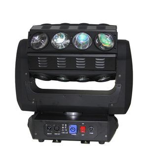Équipement de scène DJ à roulettes 360°, 16x10W 9x10W RGBW 4-en-1, projecteur LED mobile Spider Phantom Beam avec livraison directe - Product Image 3