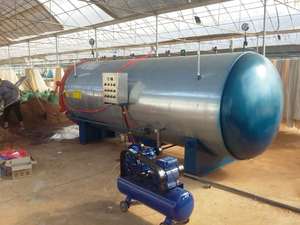 Sıcak satış mantar substrat kompost buharlı sterilizatör imbik otoklav yüksek basınçlı kap kompost için - Product Image 4