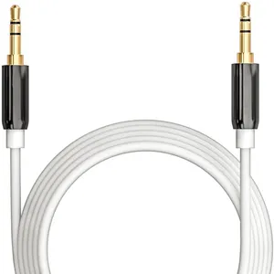 3.5mm AUX ses kablosu erkek erkek araba iPod için MP3 kulaklık Beats hoparlör yardımcı genişletilmiş Stereo AUX kablosu jack cihazı 35MM